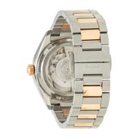 TAG HEUER, REF. WBN2351 'CARRERA' STAINLESS STEEL AND 18K ROSE GOLD DATE WATCH WITH DIAMONDS AND MOTHER-OF-PEARL DIAL