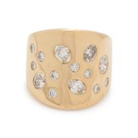 YELLOW GOLD AND DIAMOND RING