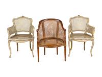 Three Louis XV Style Chairs