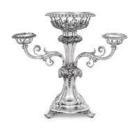 An English Silver-Plate Épergne