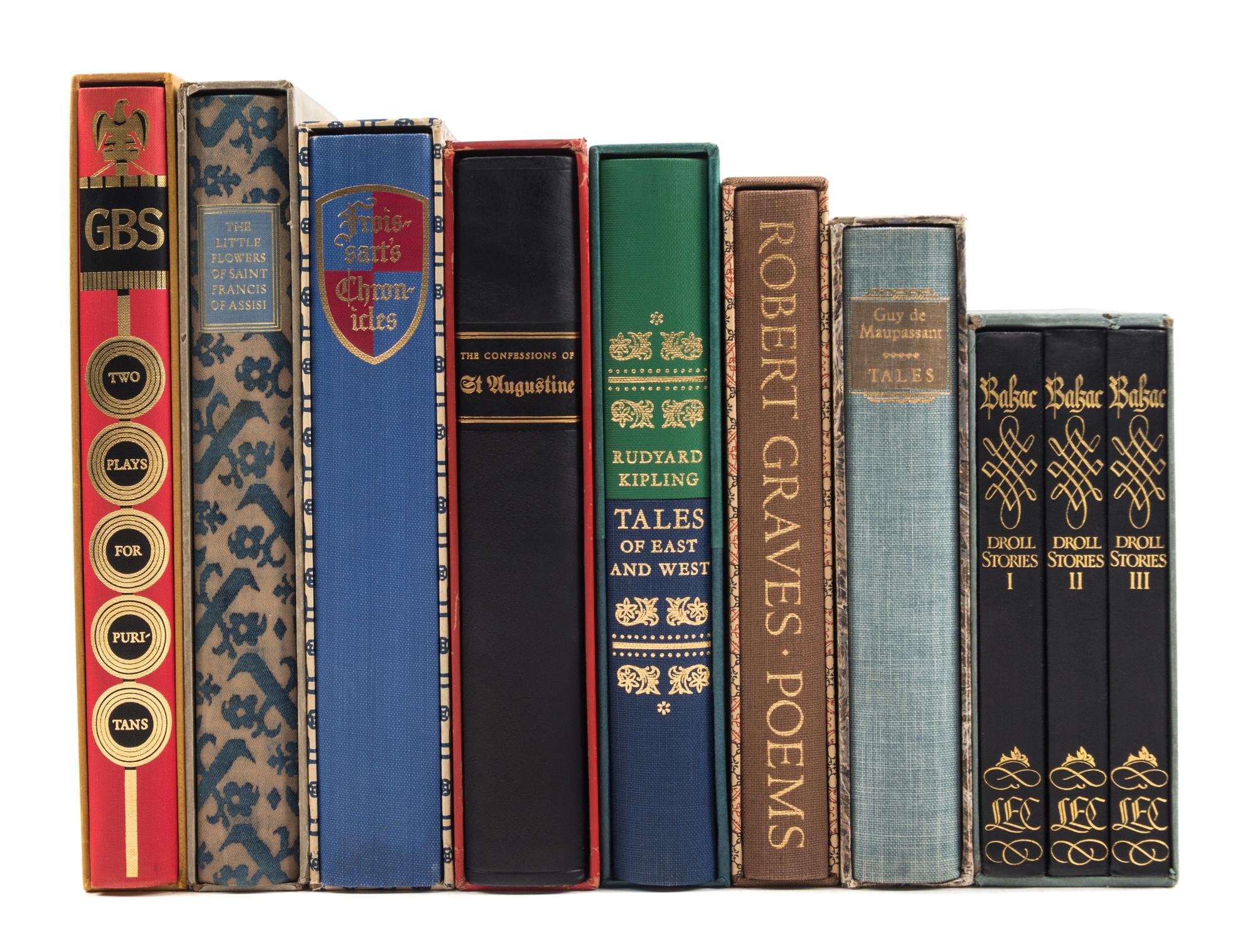 (LIMITED EDITIONS CLUB) A group of 18 books published by the Limited Editions Club, mainly poetry and plays.