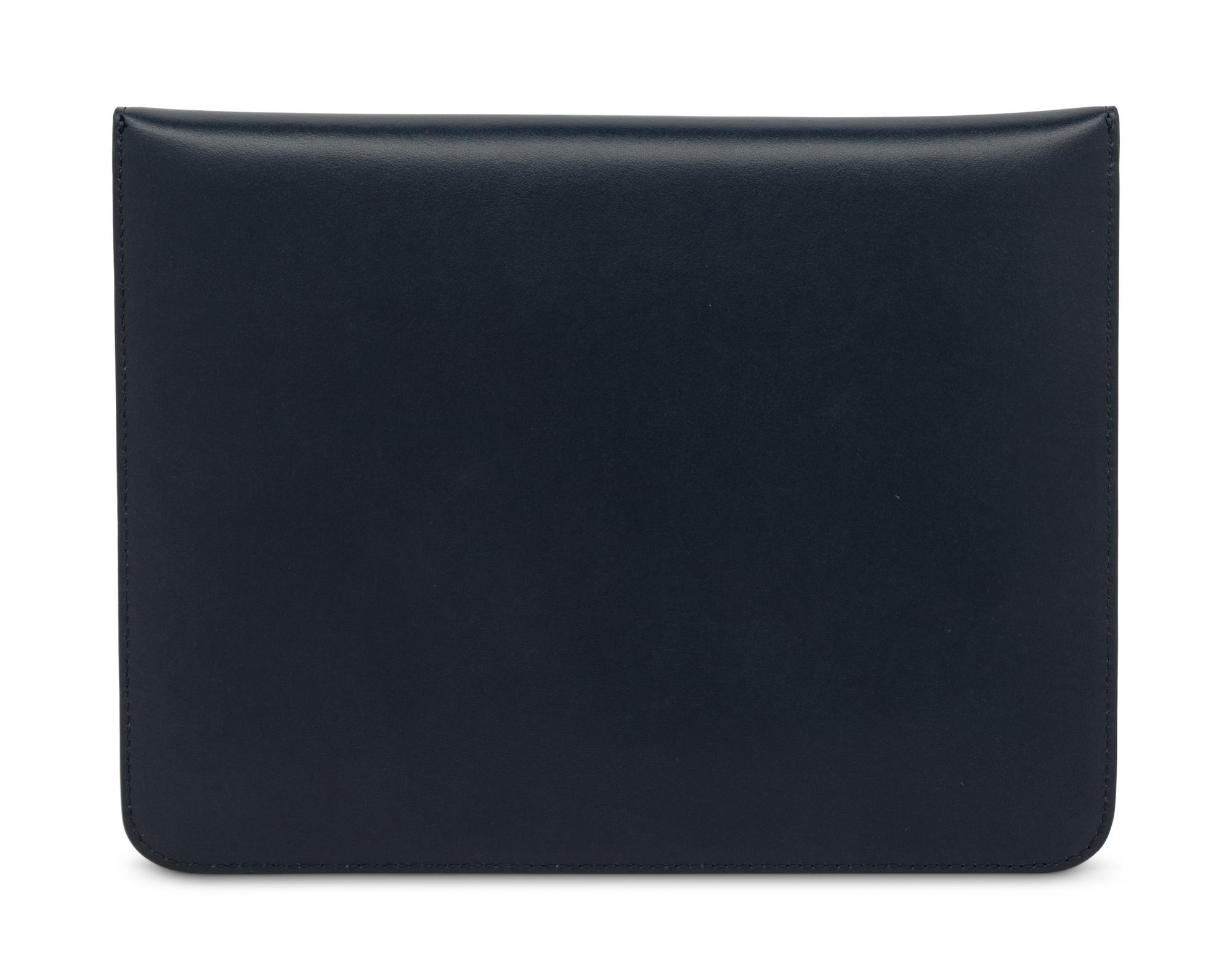 Giorgio Armani for Vanity Fair, Navy Leather Envelope Clutch