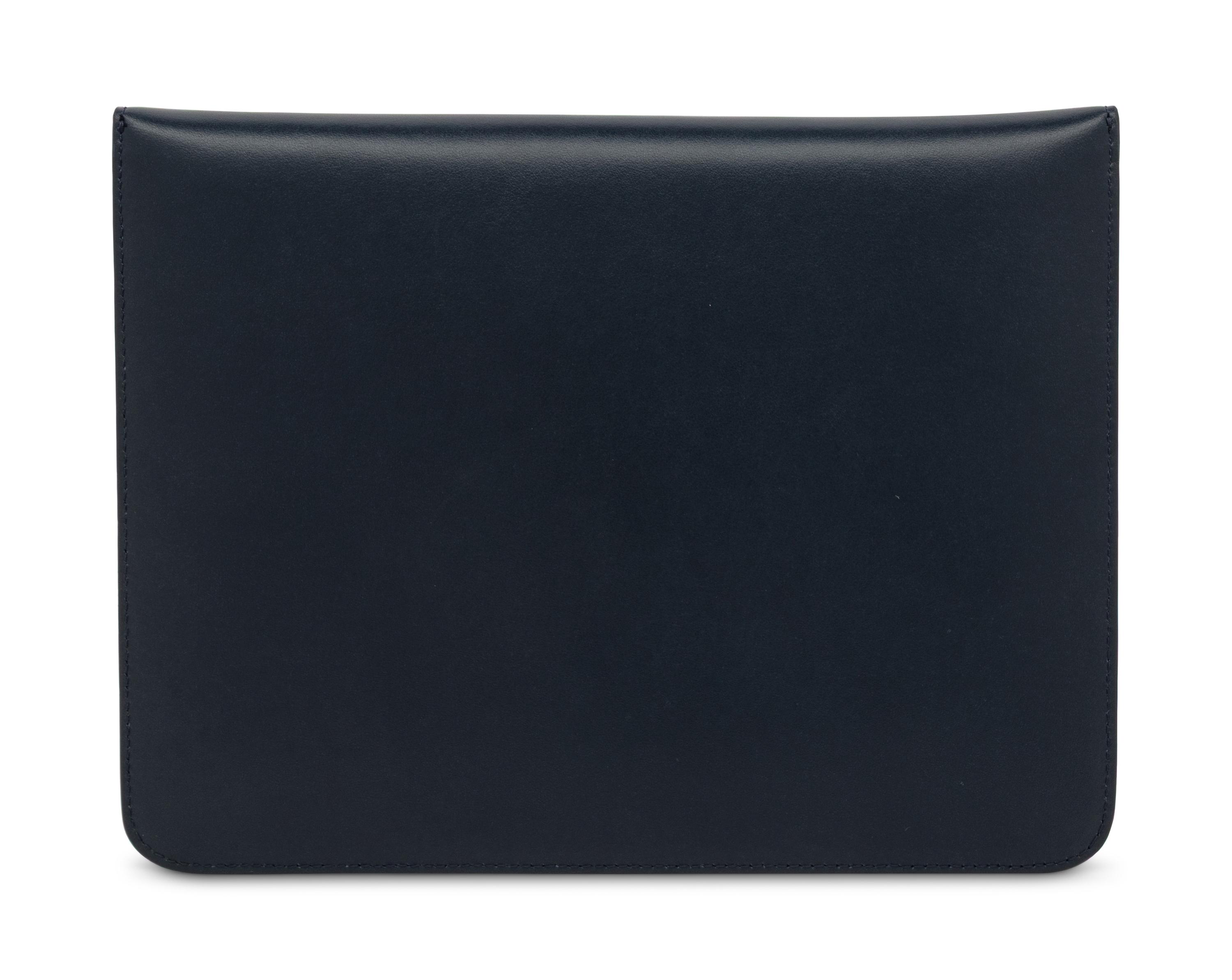 Giorgio Armani for Vanity Fair, Navy Leather Envelope Clutch