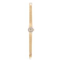 Omega, 14K Yellow Gold and Diamond Watch