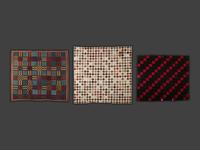Two Patchwork Comforters and a Quilt