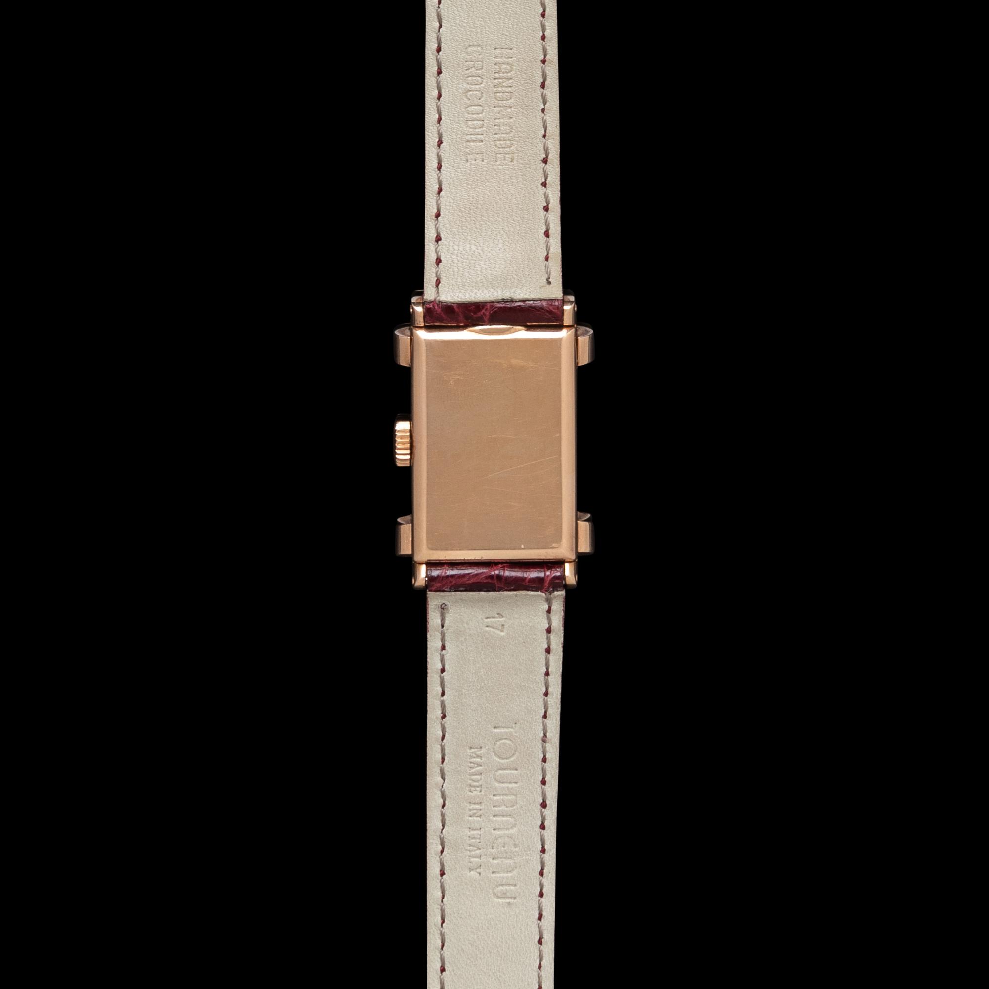 PATEK PHILIPPE, REF. 1450 18K PINK GOLD 'TOP HAT' WATCH