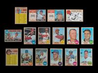 A Group of 16 1968 Topps Baseball Cards Featuring Multiple Hall of Famers and Notables (Including Tom Seaver and Rod Carew),