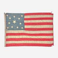 A 12-Star American National Exclusionary Flag 1861-1865