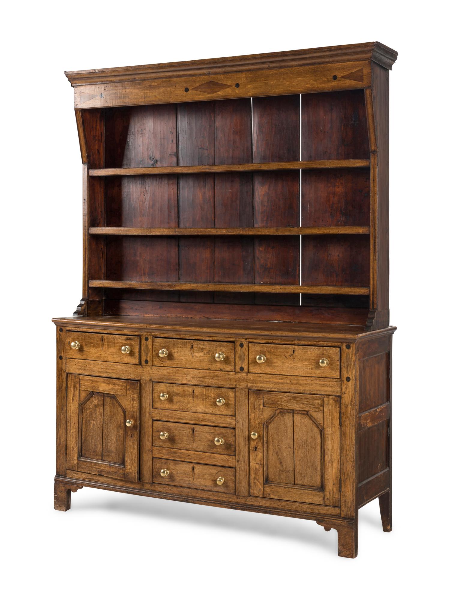 An English Oak Welsh Cupboard