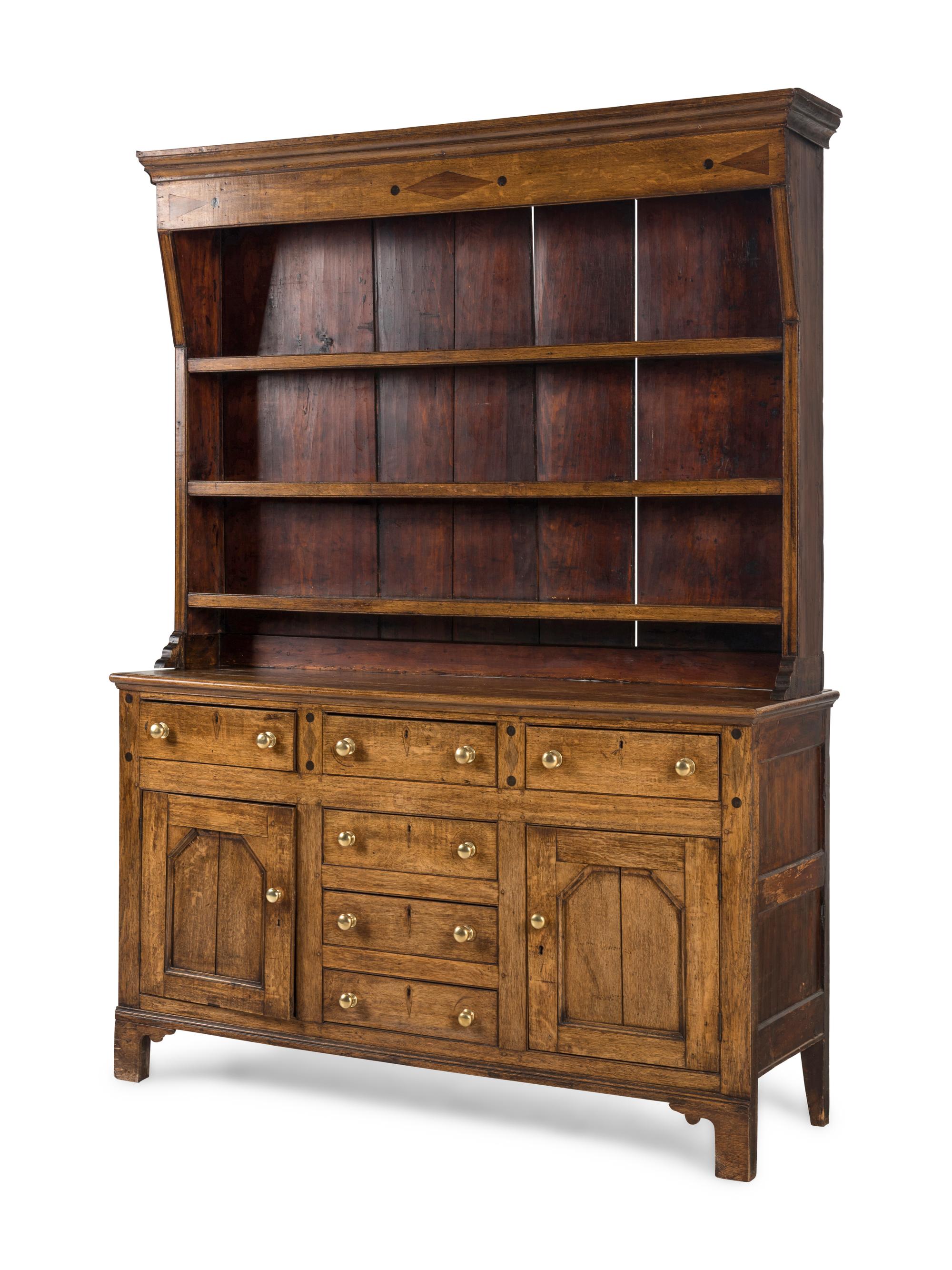 An English Oak Welsh Cupboard