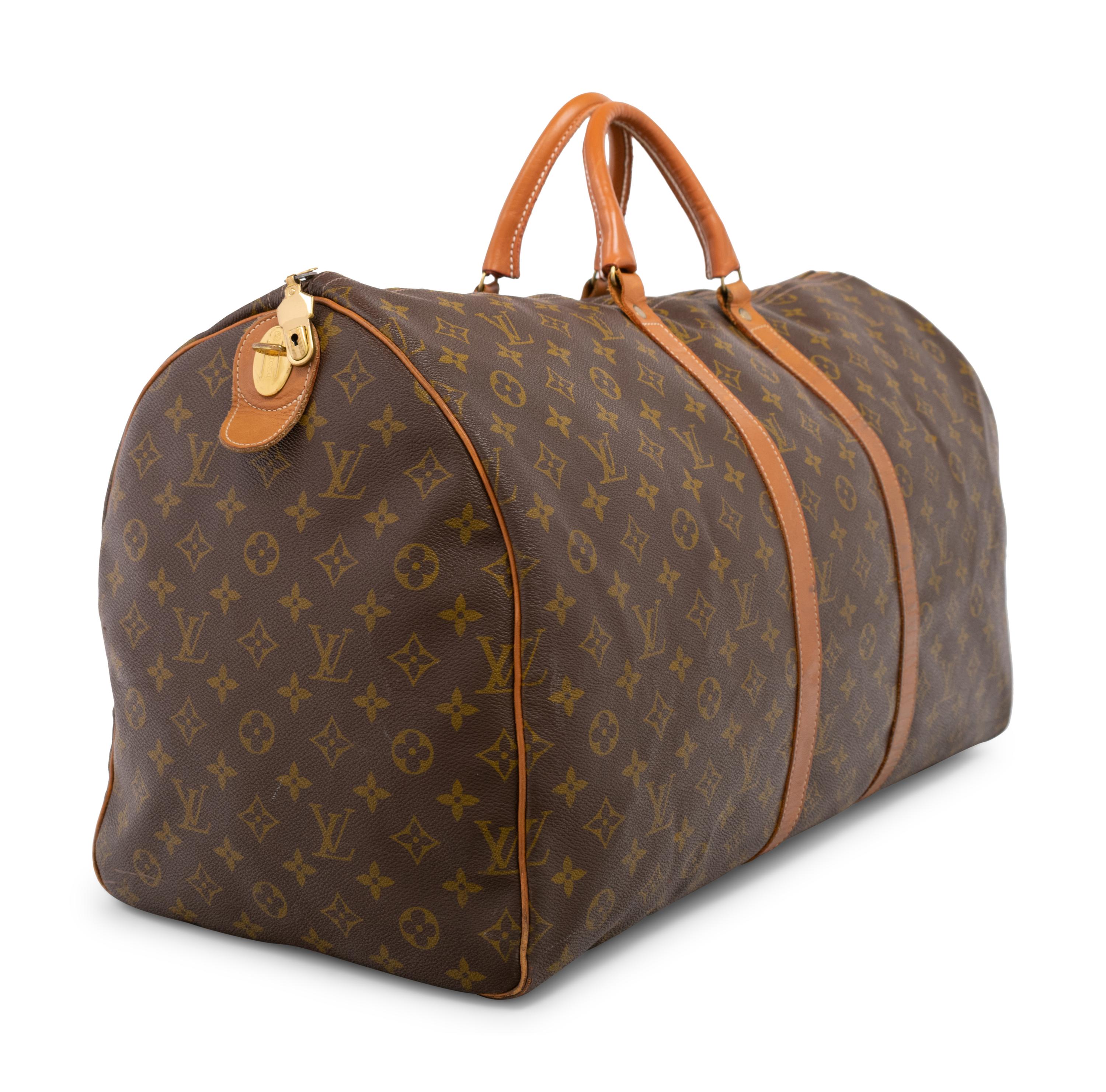 Louis Vuitton Monogram Keepall 55 Duffle Bag