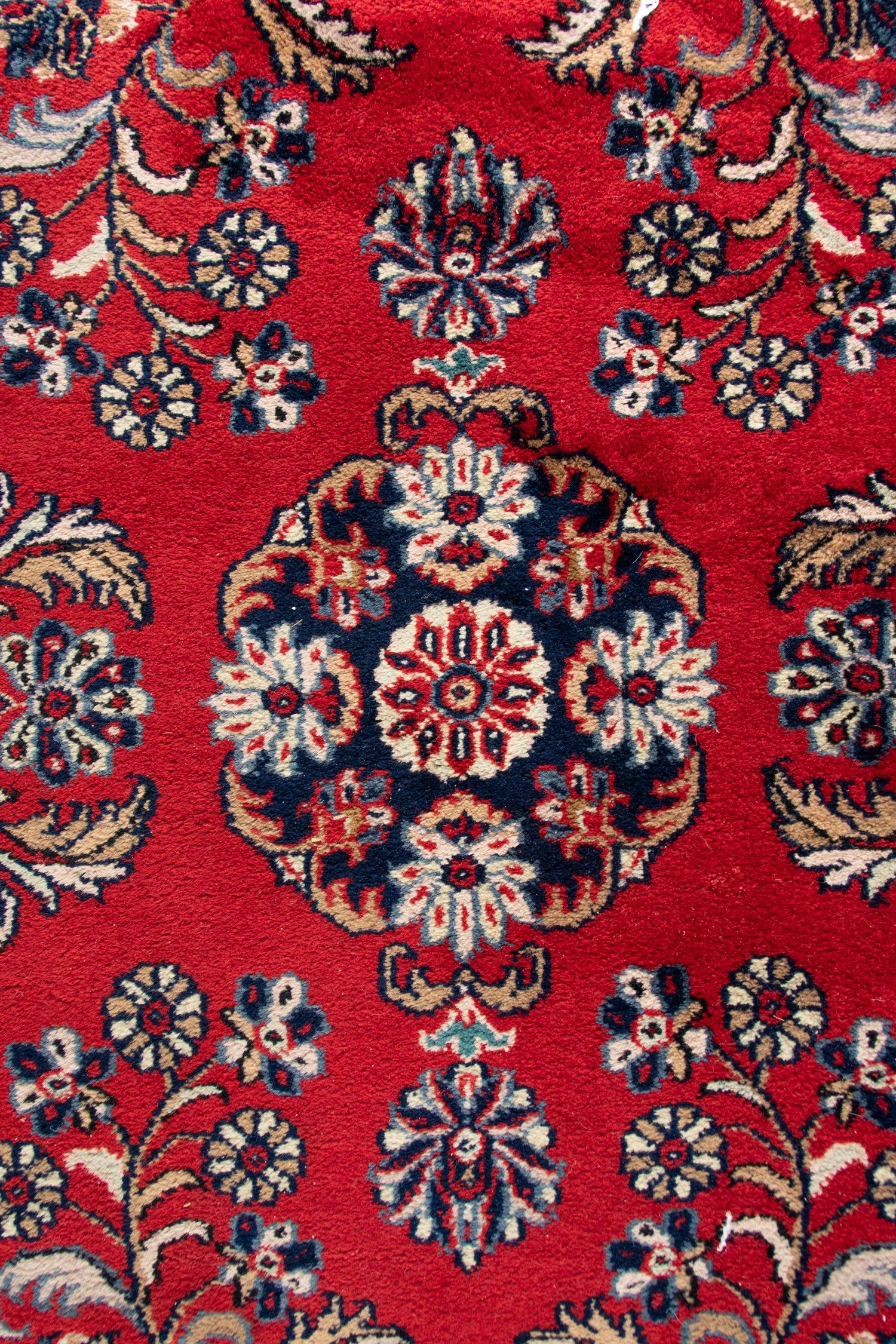 A Kashan Wool Runner