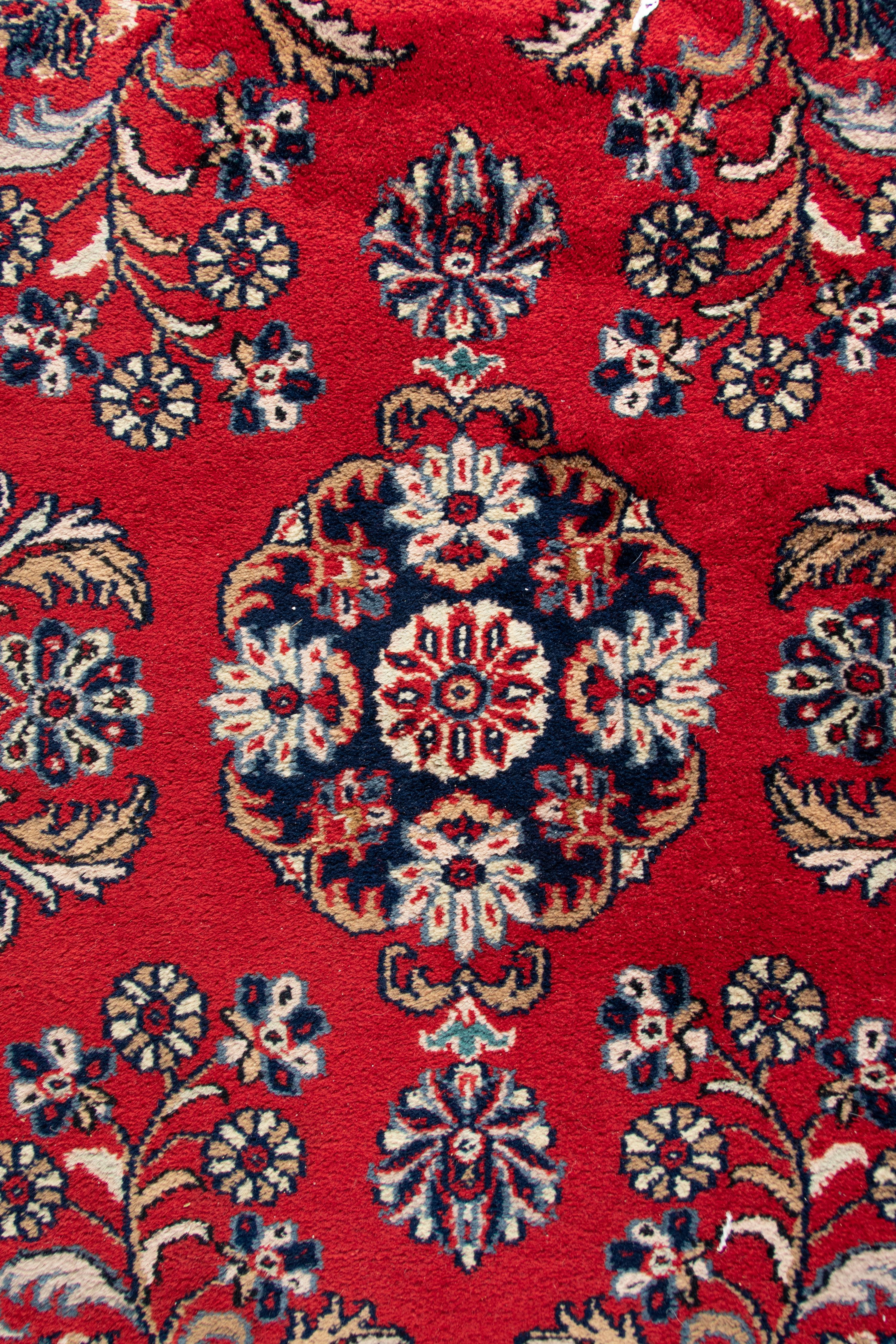 A Kashan Wool Runner