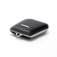 STERLING SILVER AND ENAMEL TRAVEL WATCH