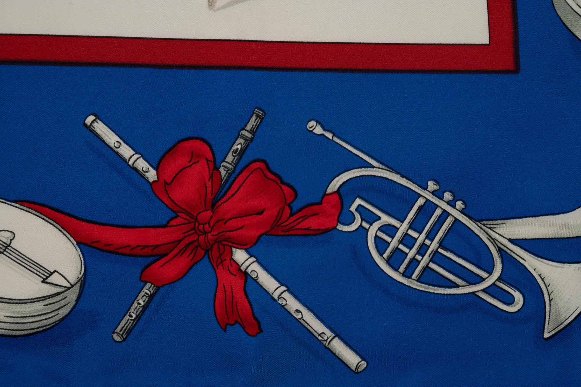 Two Hermès 90cm Silk Scarves