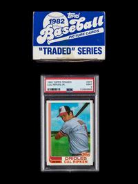 A 1982 Topps Traded Baseball Card Set With PSA 9 Cal Ripken Rookie Card No. 98T