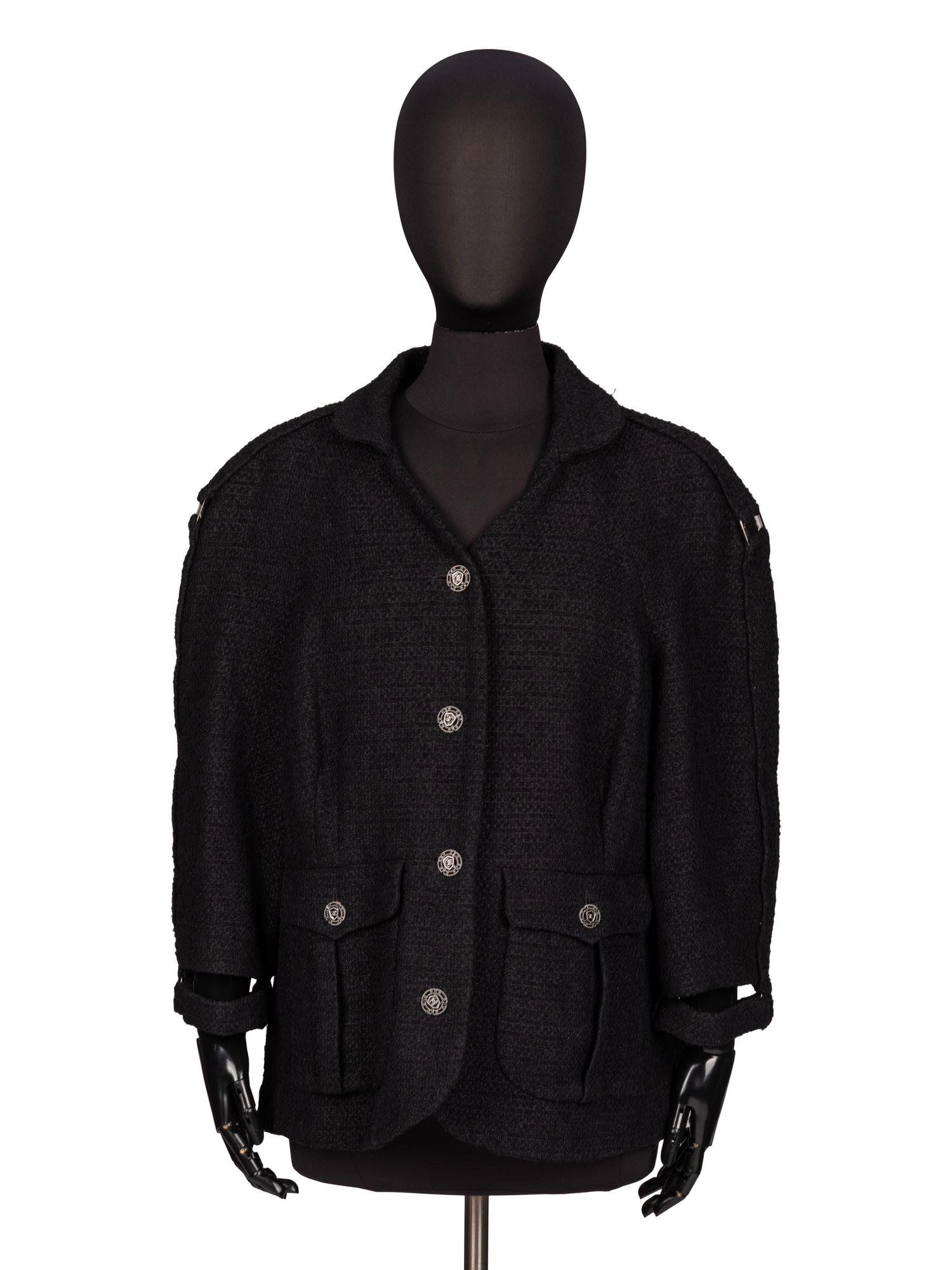 Chanel, Black Tweed Jacket