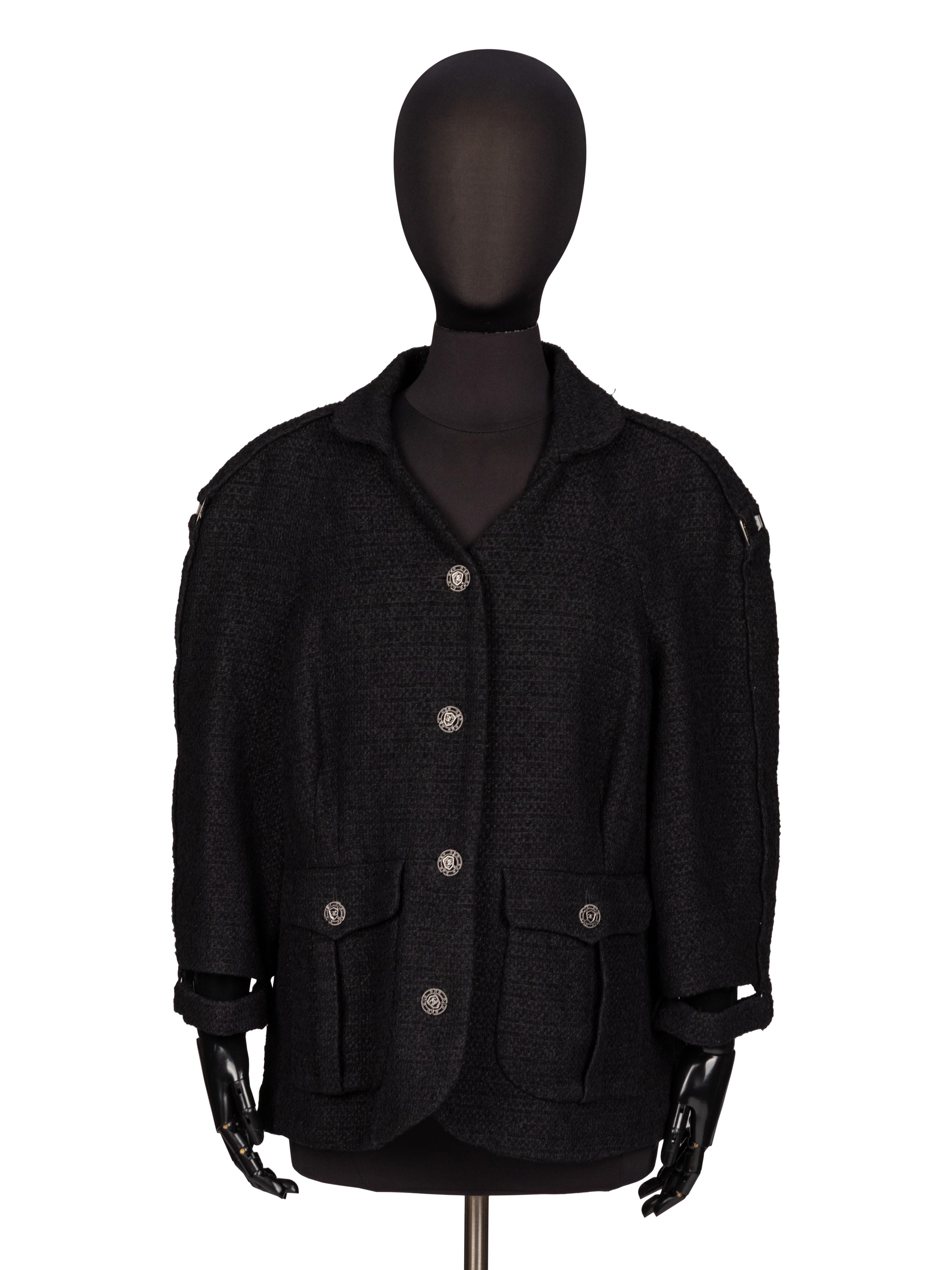 Chanel, Black Tweed Jacket