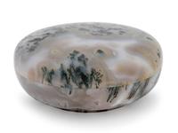 A Tree Agate Covered Circular Box — 20TH CENTURY