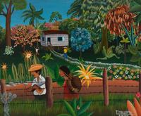 Group of Four Latin American Paintings