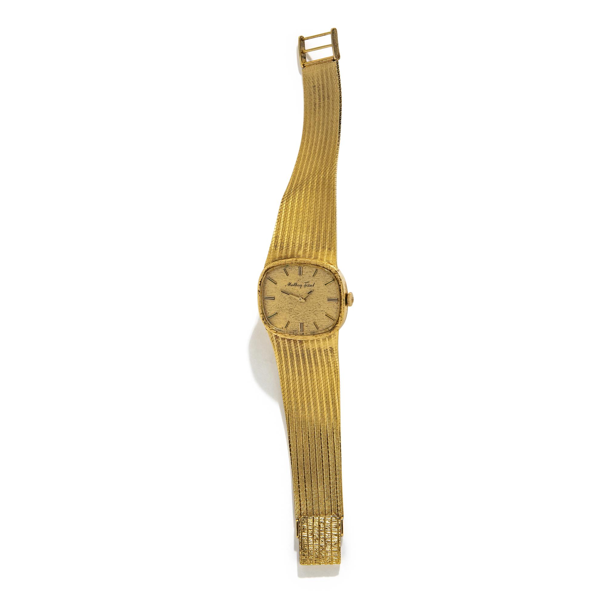 MATHEY TISSOT, 14K YELLOW GOLD WATCH