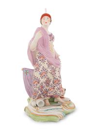 A Chelsea Porcelain Figure of Britannia
