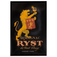 An Armagnac Ryst Lithograph Advertising Poster