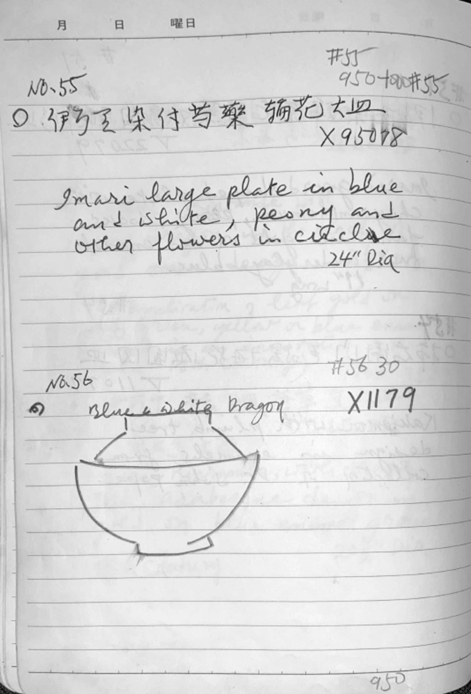 27 Japanese Kutani and Blue and White Pocelain Wares