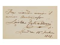 [20TH-CENTURY OPERA SINGERS]. A group of 6 photographs or photographic postcards of opera singers from the 1910s, most signed, comprising images of: