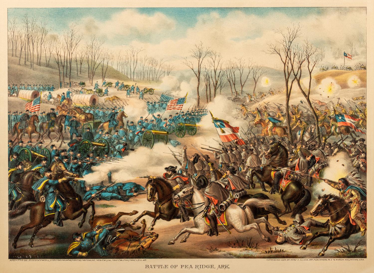 Three Lithographs Depicting Battle Scenes - Donated on June 27, 2024