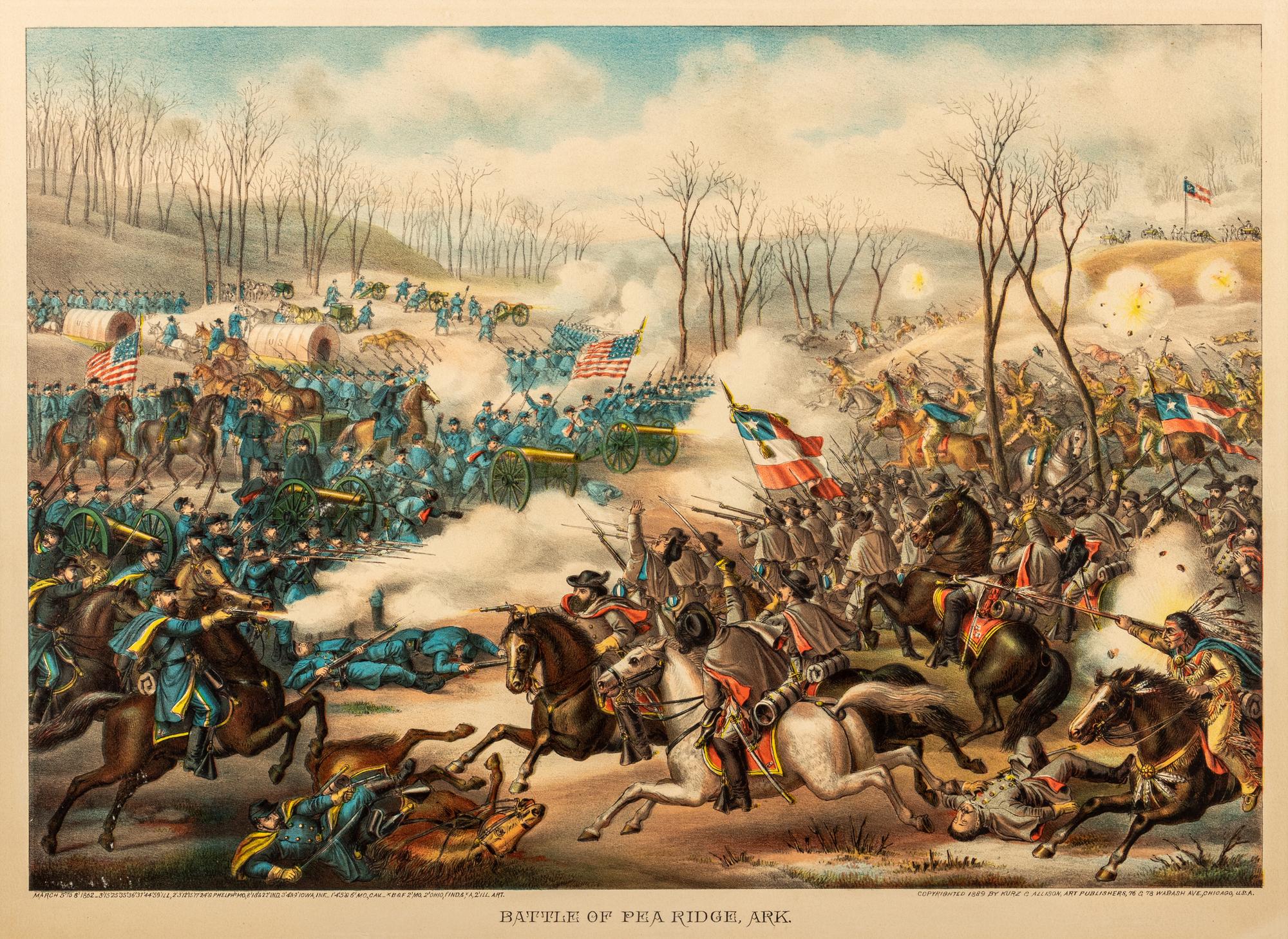 Three Lithographs Depicting Battle Scenes - Donated on June 27, 2024