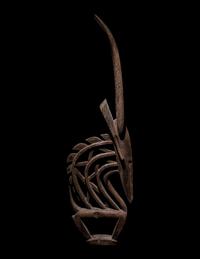 A Bamana Wood Antelope (Chiwara)