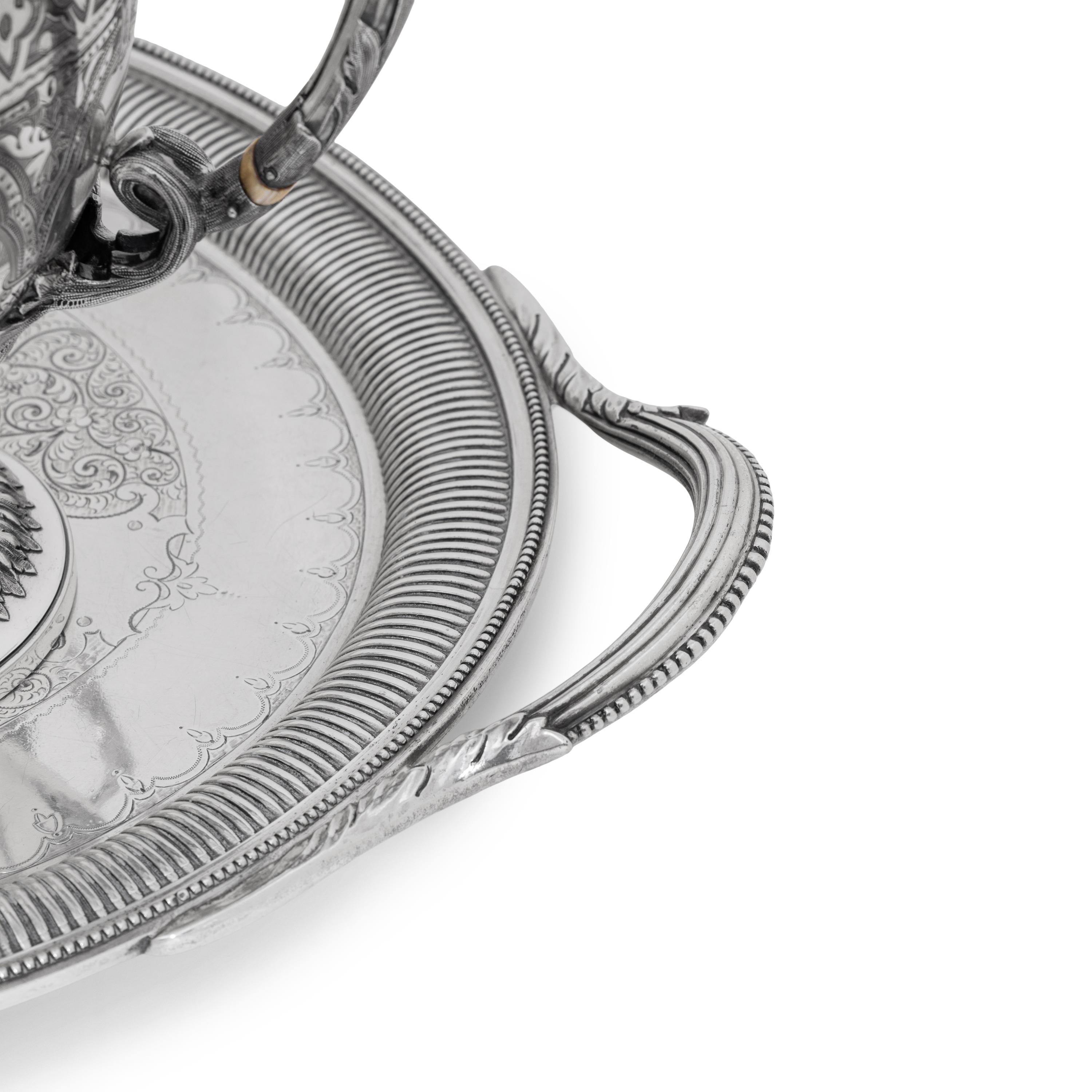 A Victorian Silver Tea and Coffee Service