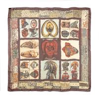 Three Hermès 90cm Silk Chiffon Scarves