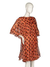 Pierre Cardin Haute Couture Polka Dot Dress