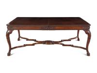 A George II Style Walnut Dining Table
