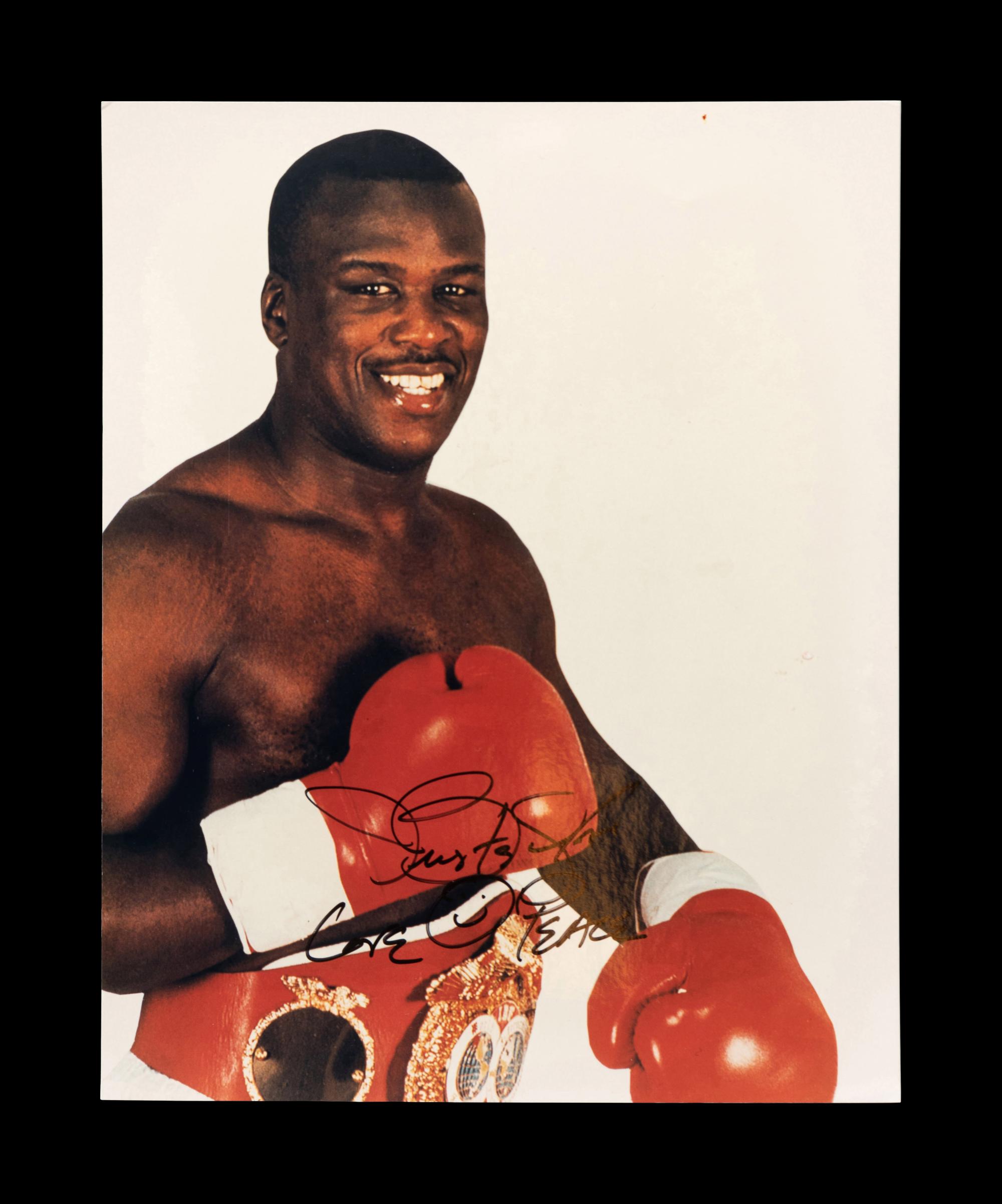 A Group of 10 Heavyweight Boxing Champion Signed Photos,