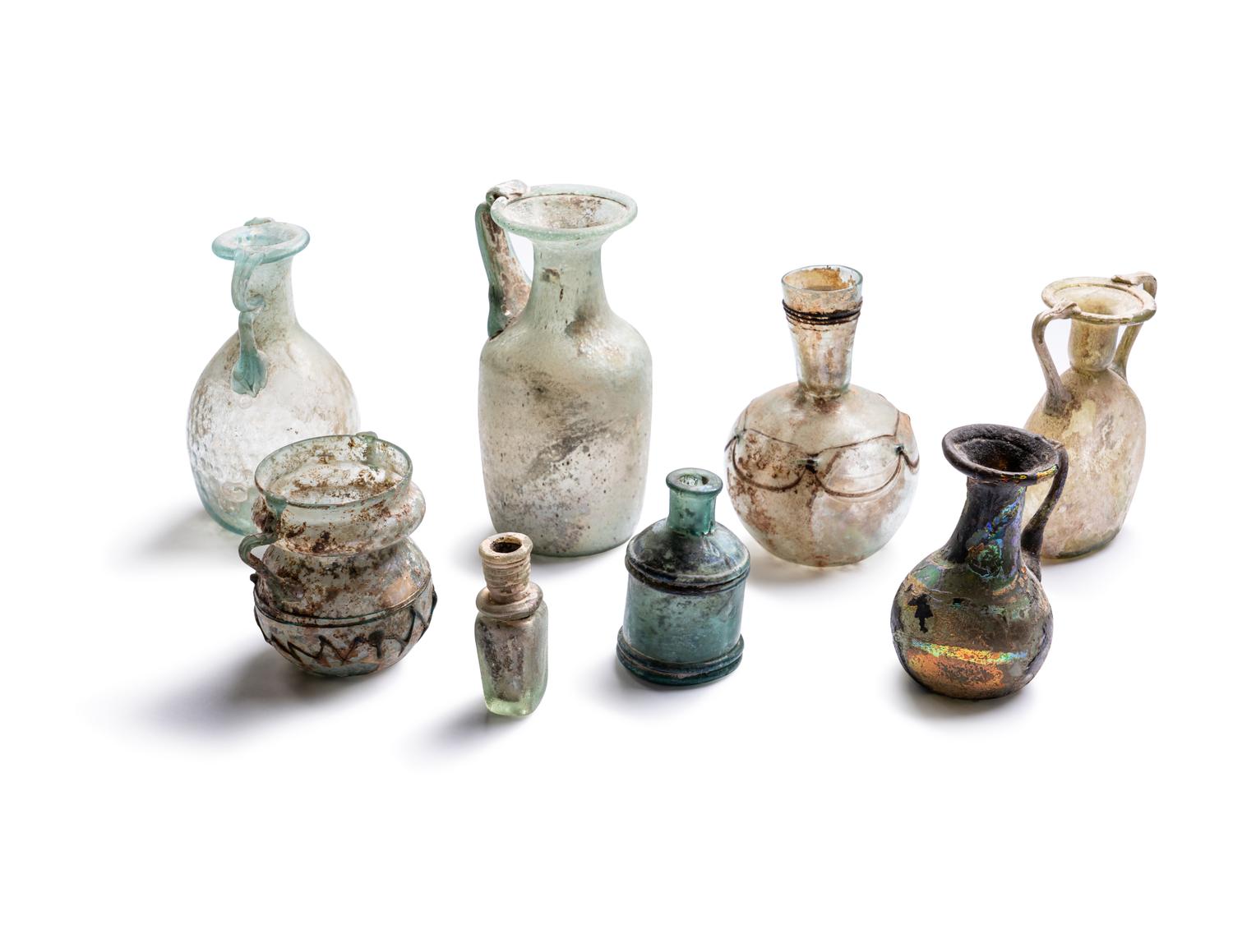 A Group of Roman Glass Vessels