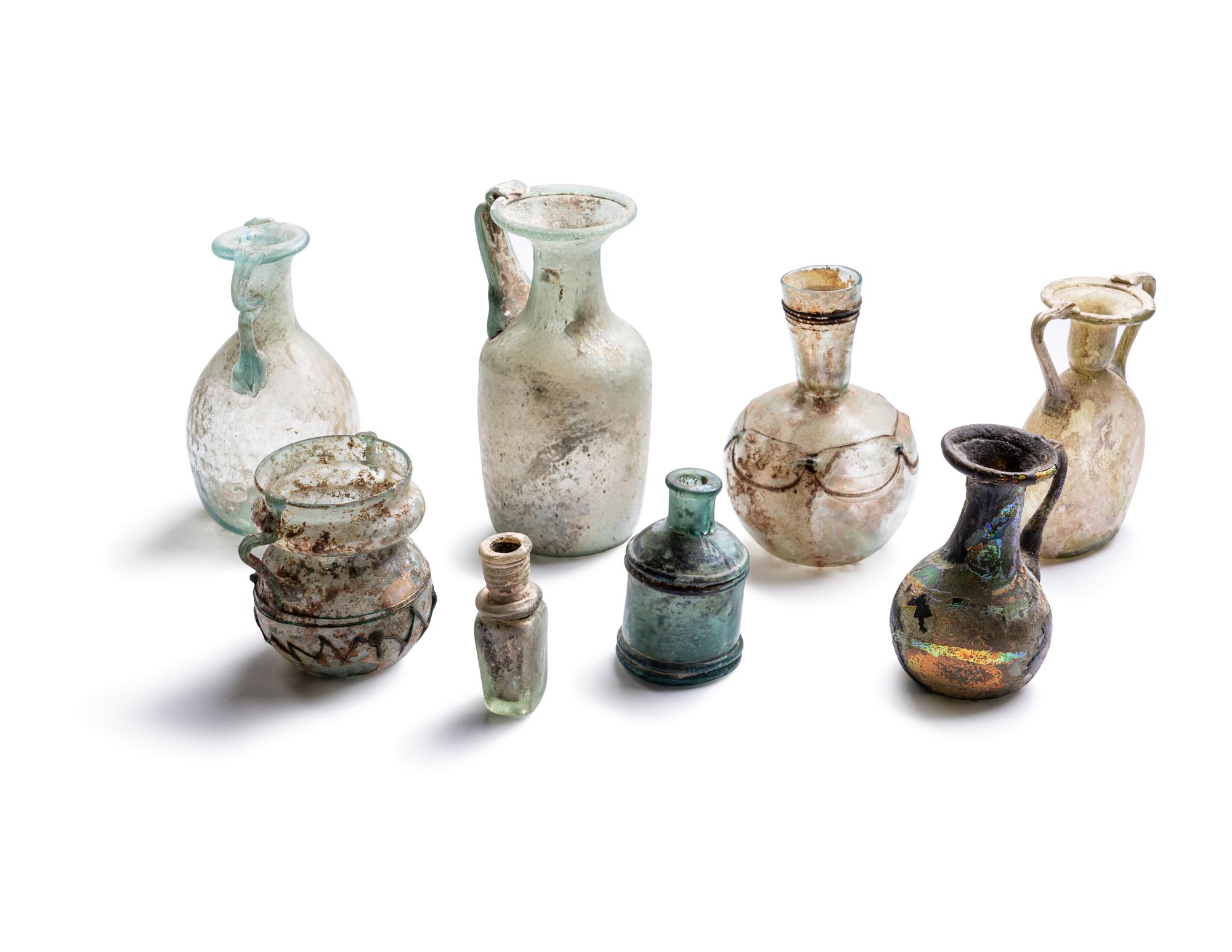 A Group of Roman Glass Vessels