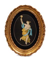 A Set of Four Framed Prints Depicting the Four Seasons