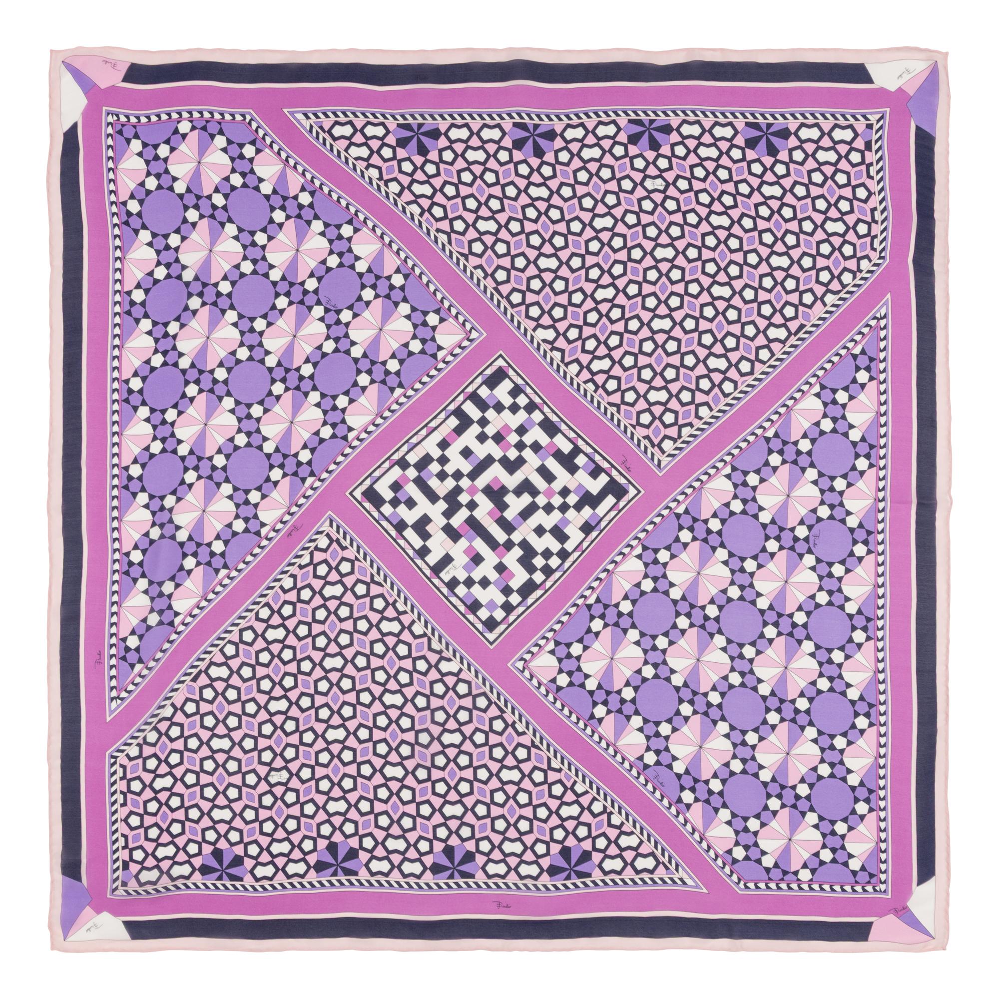 Pucci & Leonard; Lot of Eight Scarves, Handkerchiefs and Shawl