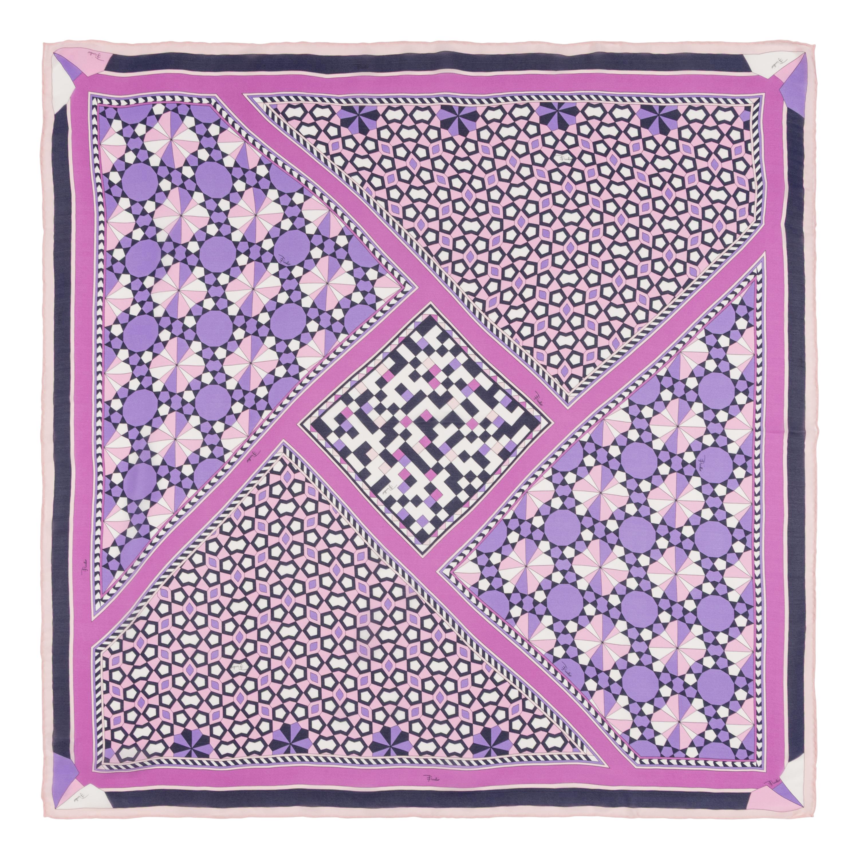 Pucci & Leonard; Lot of Eight Scarves, Handkerchiefs and Shawl