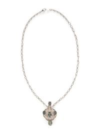 ANDESINE PENDANT AND PLATINUM CHAIN