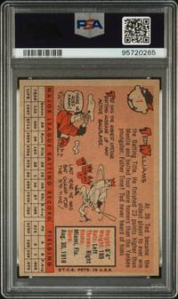 A 1958 Topps Ted Williams Baseball Card No. 1 (PSA 5.5 EX)