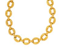 YELLOW GOLD CONVERTIBLE LINK NECKLACE