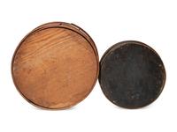 Two Paint Decorated Bentwood Shaker Boxes