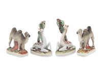 A Group of Four Staffordshire Figures