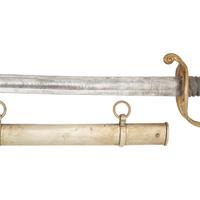 Klingenthal Model 1850 Foot Officers Sword Presented to RW Hemphill - 203 PA Volunteer Infantry - Mortally Wounded at Fort Fisher
