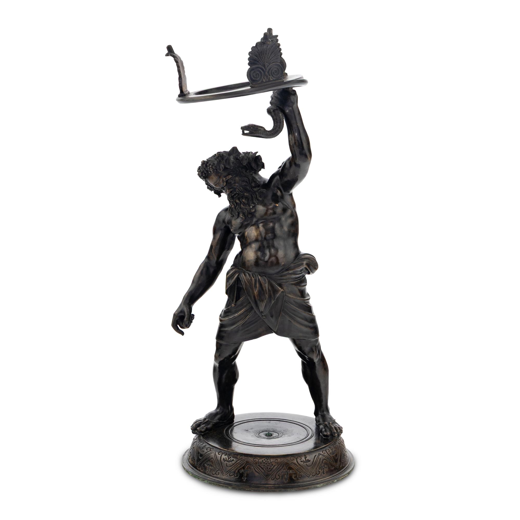 A Grand Tour Bronze Silenus