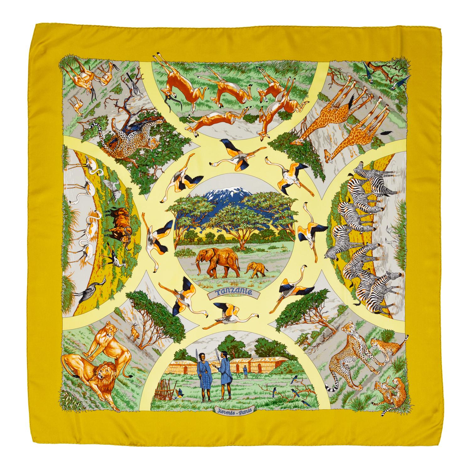 Hermès 90cm Silk Scarf